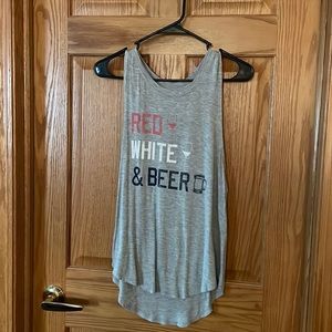 Size small patriotic tank